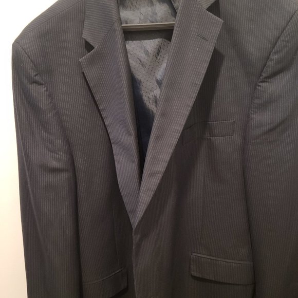 Haggar Midnight Blue Pinstripe Sports jacket - Picture 1 of 3